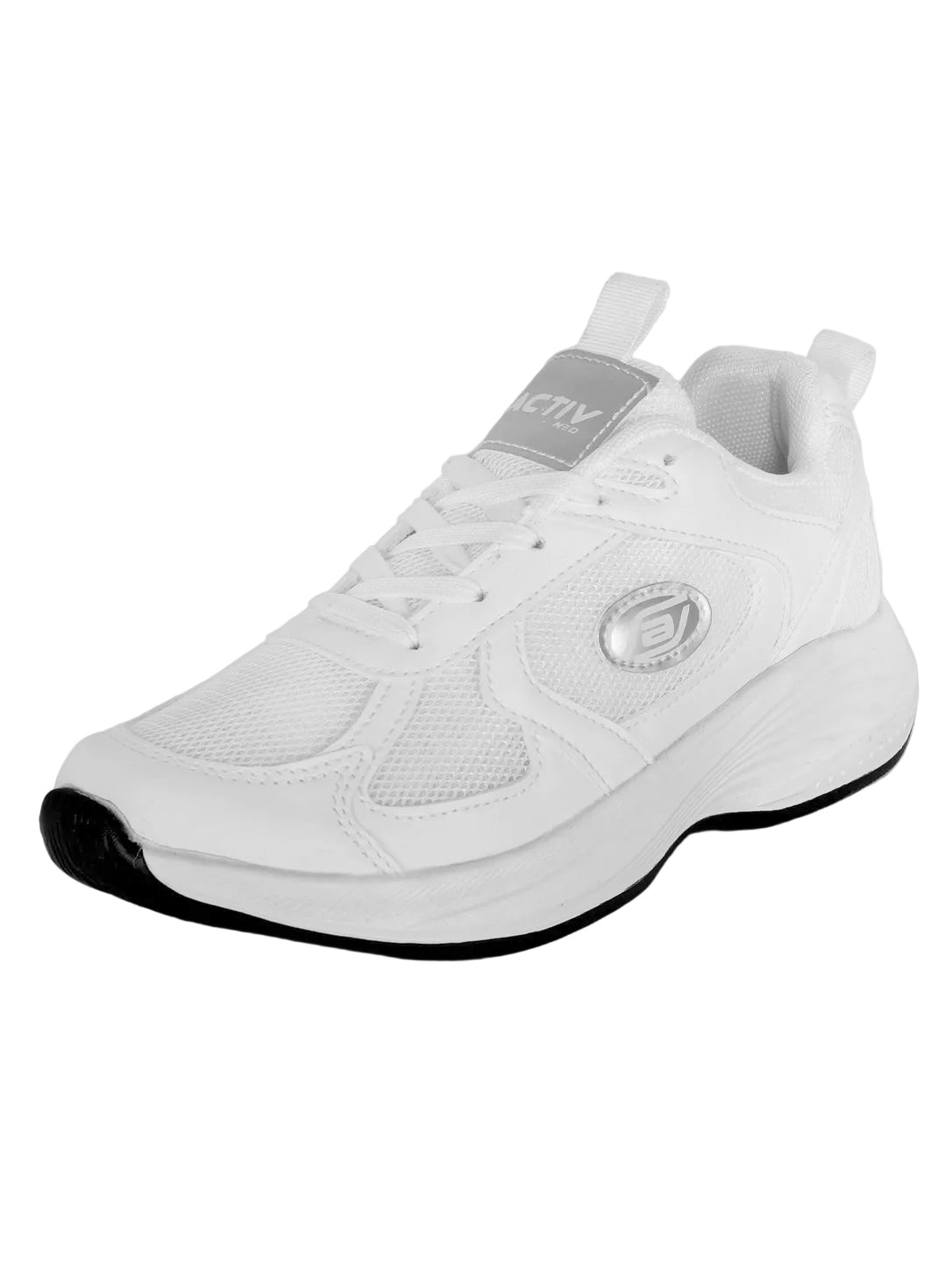 ACTIV All-White Running Shoes – Lightweight Breathable Athletic Sneakers