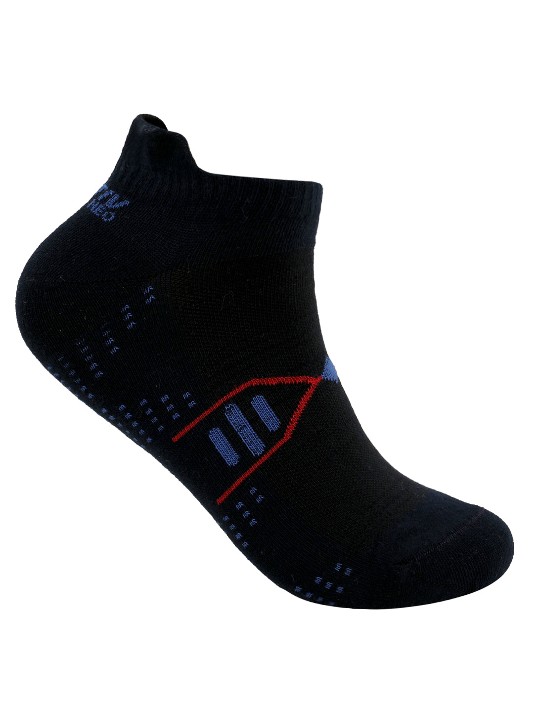 Activ Kids' Ankle Socks 3-Pack – White, Navy & Black