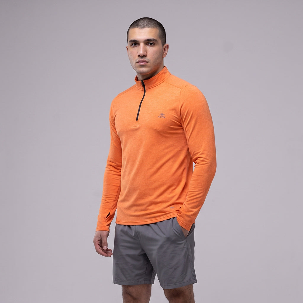 تي شيرت ACTIV PRINT LS - رمادي 