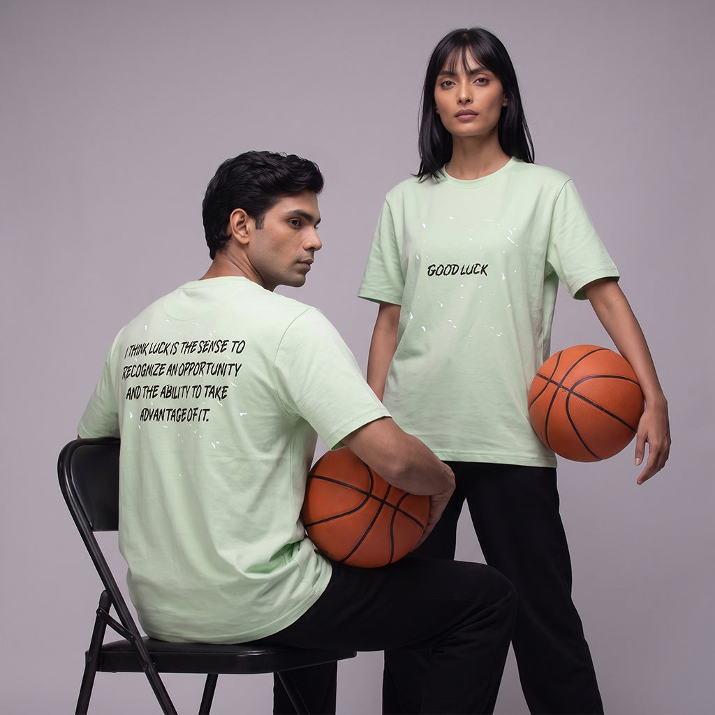 ACTIV GRAPHIC R.NECK T-SHIRT - PISTACHI