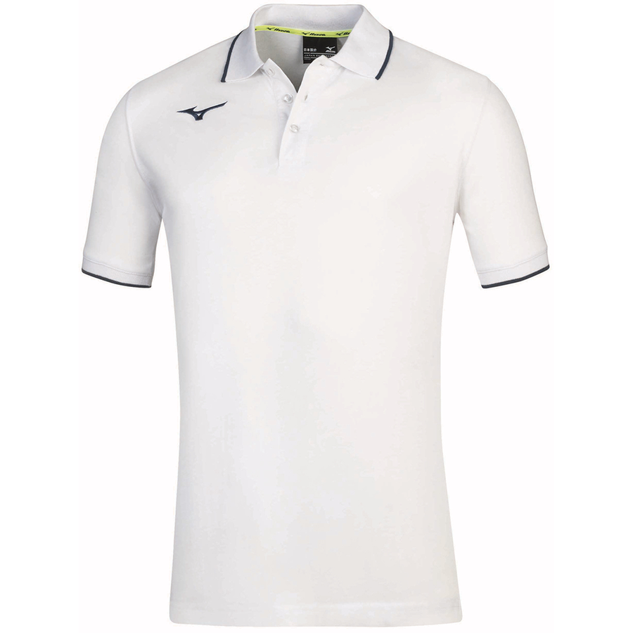 MIZUNO MEN MIZUNO POLO(M) - WHITE