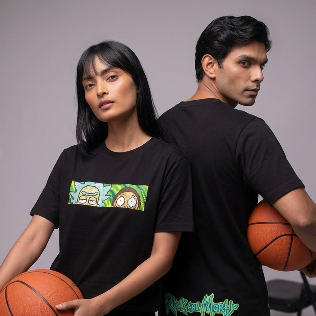 Unisex Rick and Morty Oversized T-Shirt