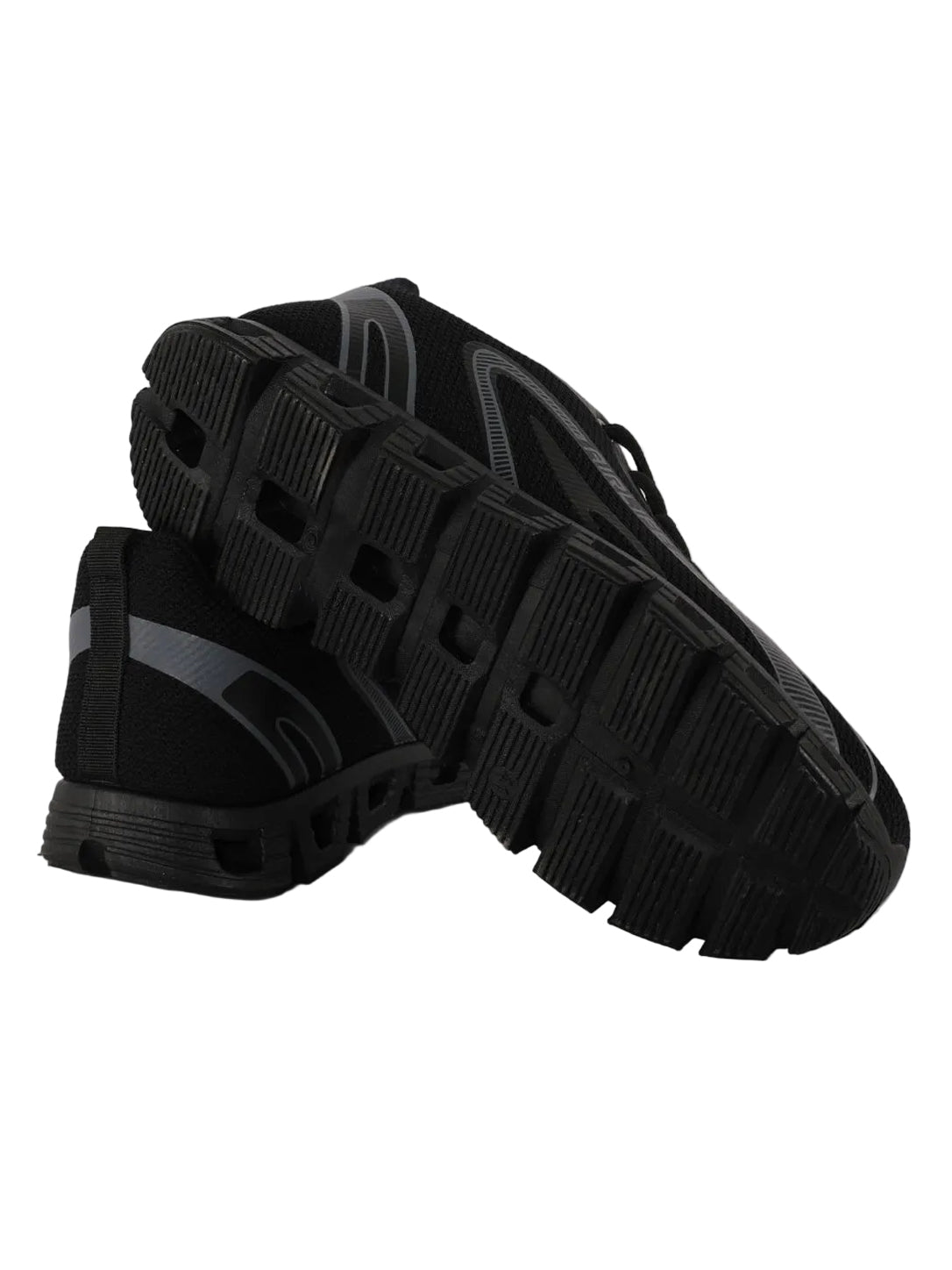 Men's Lightweight Mesh Running Shoes with Gold Accent & Cushioning Sole