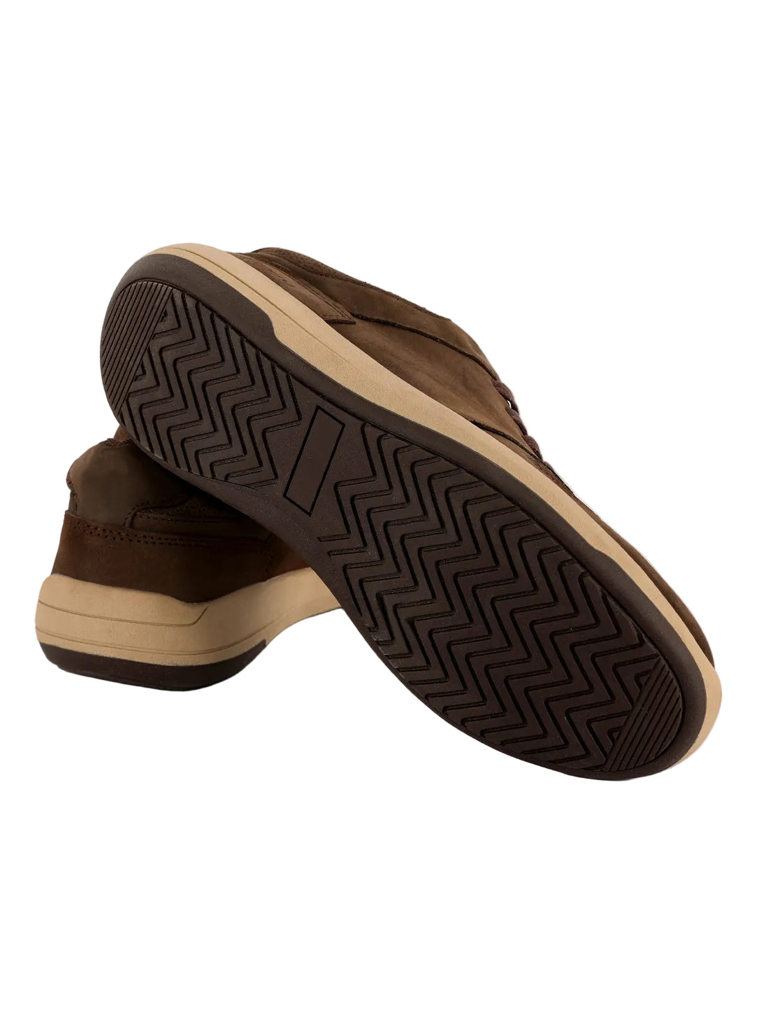 Casual Brown Lace-Up Sneaker