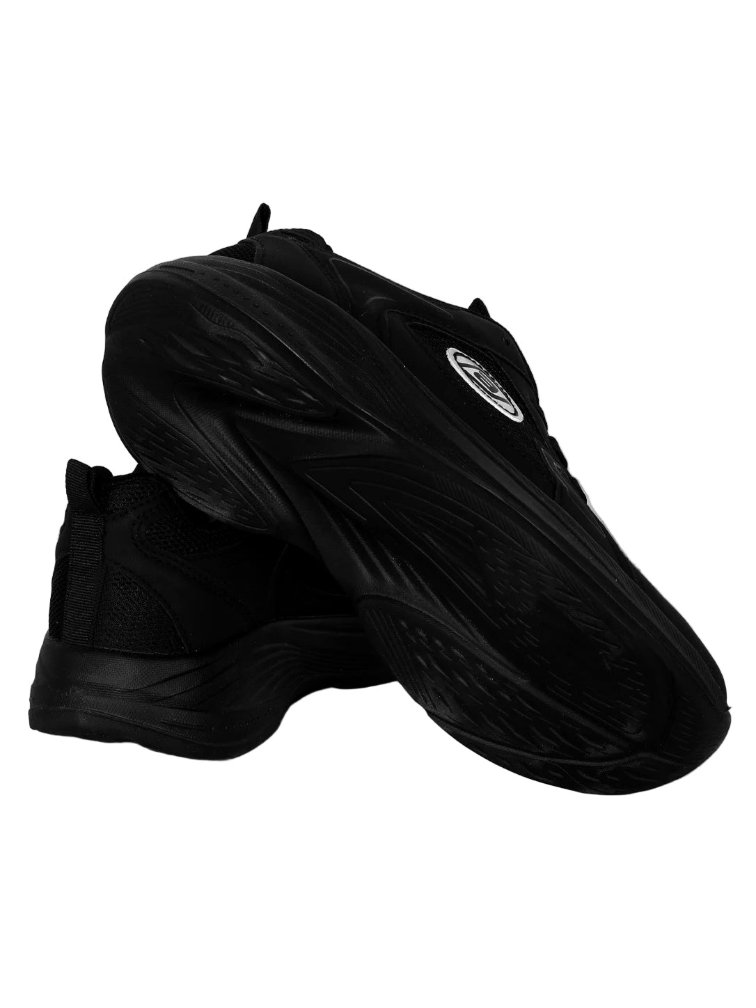 ACTIV All-Black Running Shoes – Lightweight Breathable Athletic Sneakers