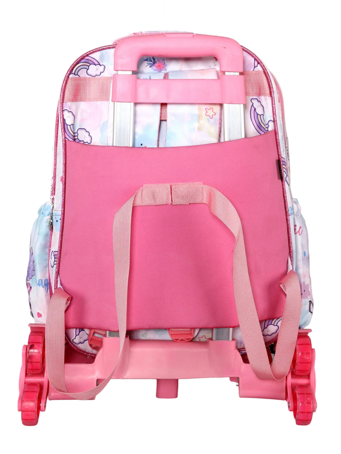 Barbie Pink Glam Wheeled School Backpack