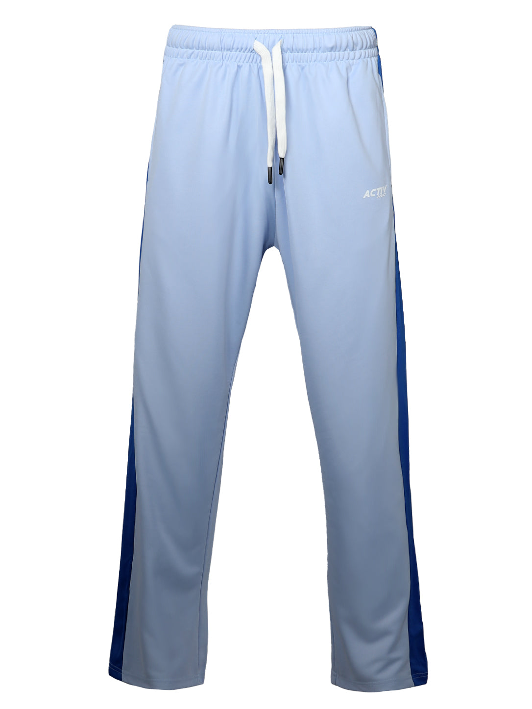 Men's Light Blue and Dark Blue Full-Zip Tracksuit Set