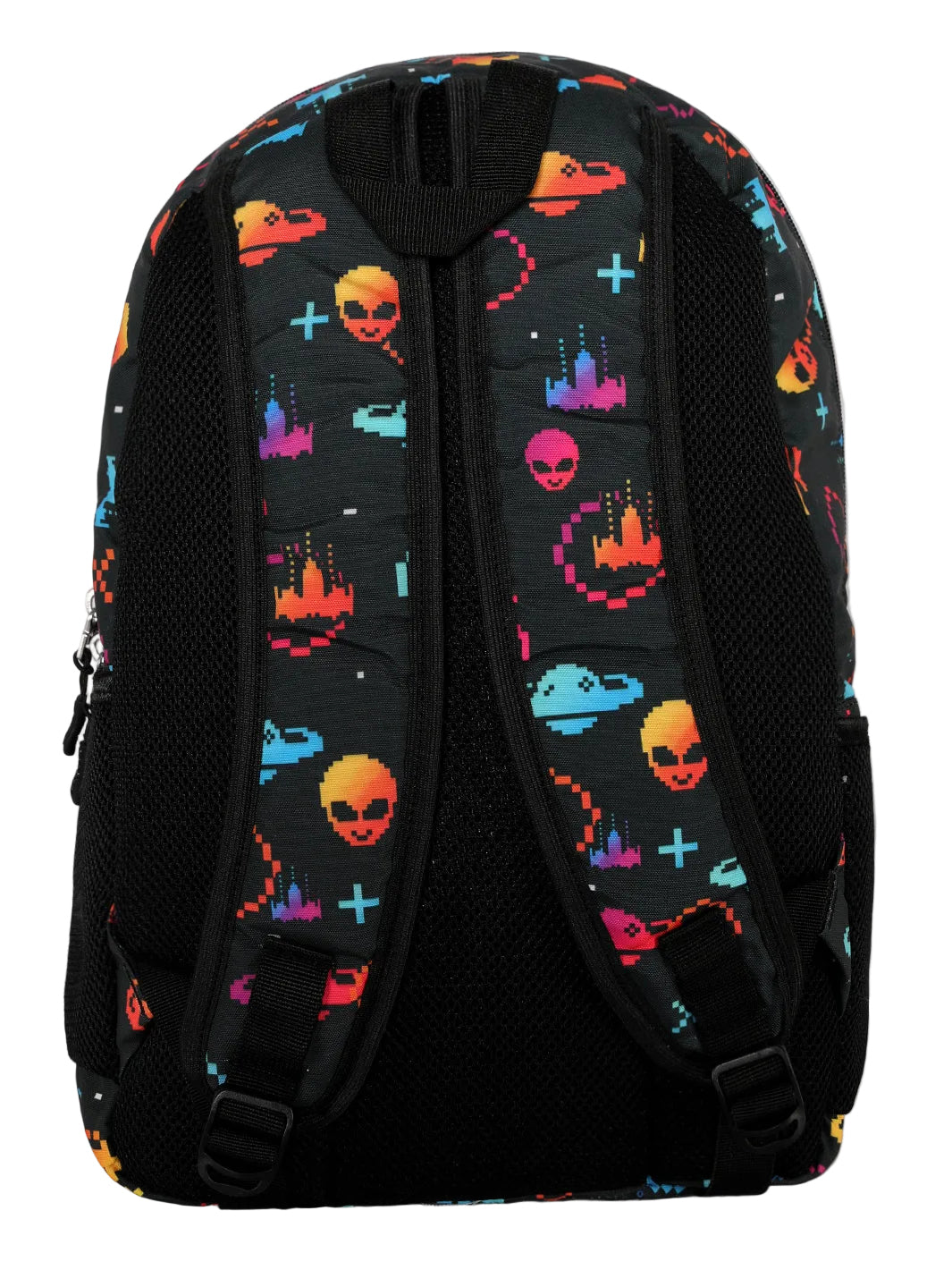 Retro Arcade Pixel Space Pattern Backpack
