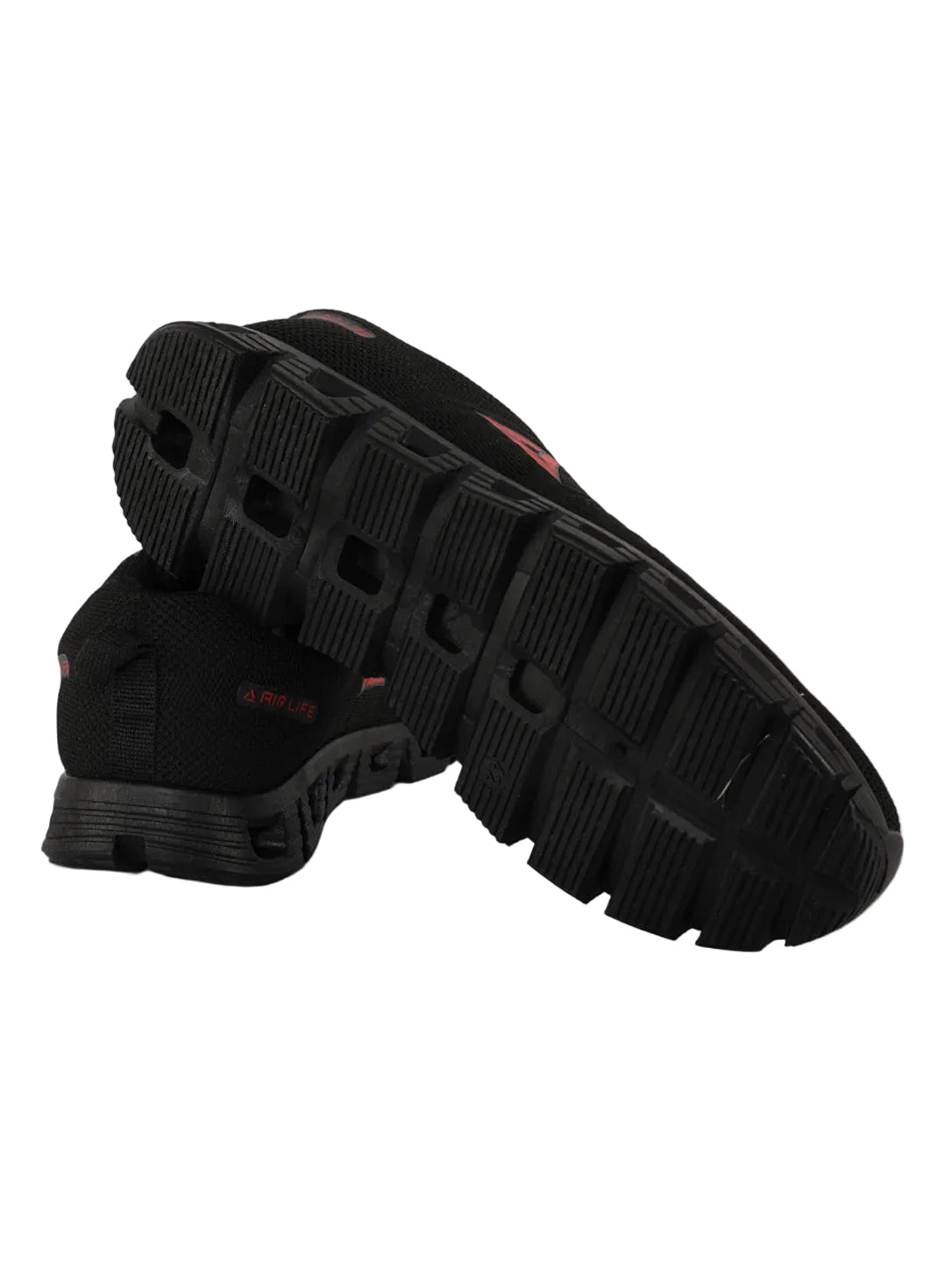 Airlife Men's Black & Red Mesh Athletic Running Shoes