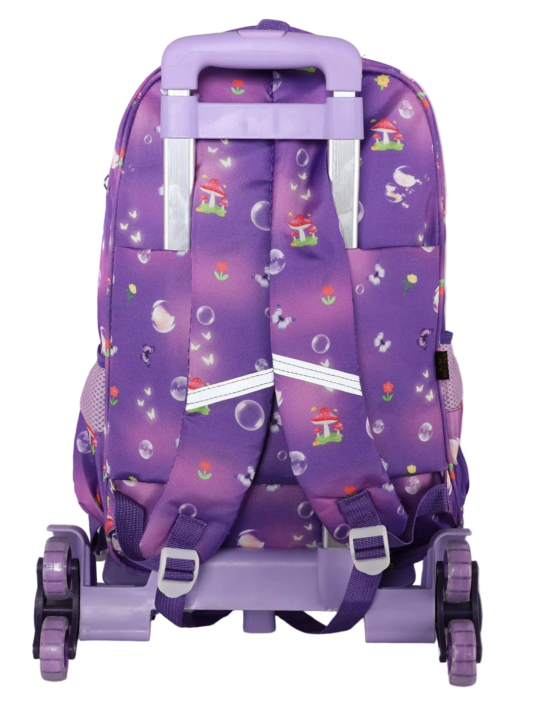 Kids 3D Cartoon Character Trolley School Backpack with Wheels (Multiple Designs)