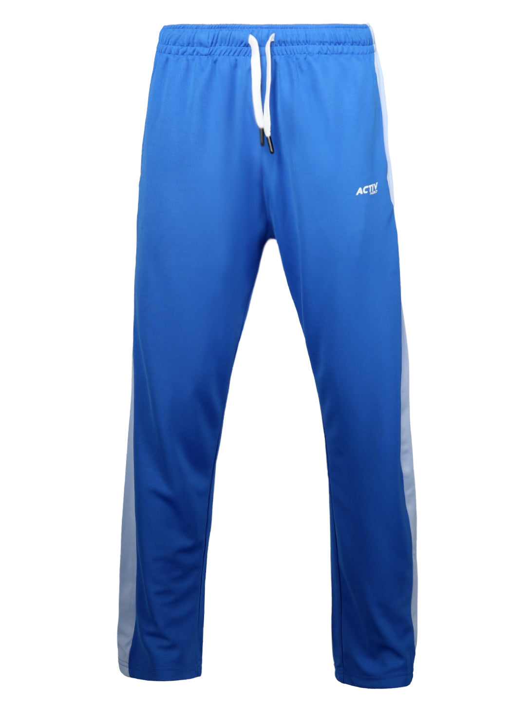 Men's Royal Blue and Light Grey Full-Zip Tracksuit Set