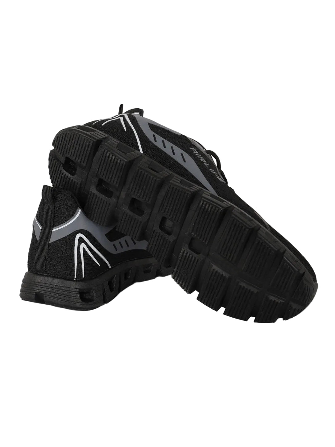 Men's Lightweight Mesh Running Shoes with Hollow Cushioning Sole