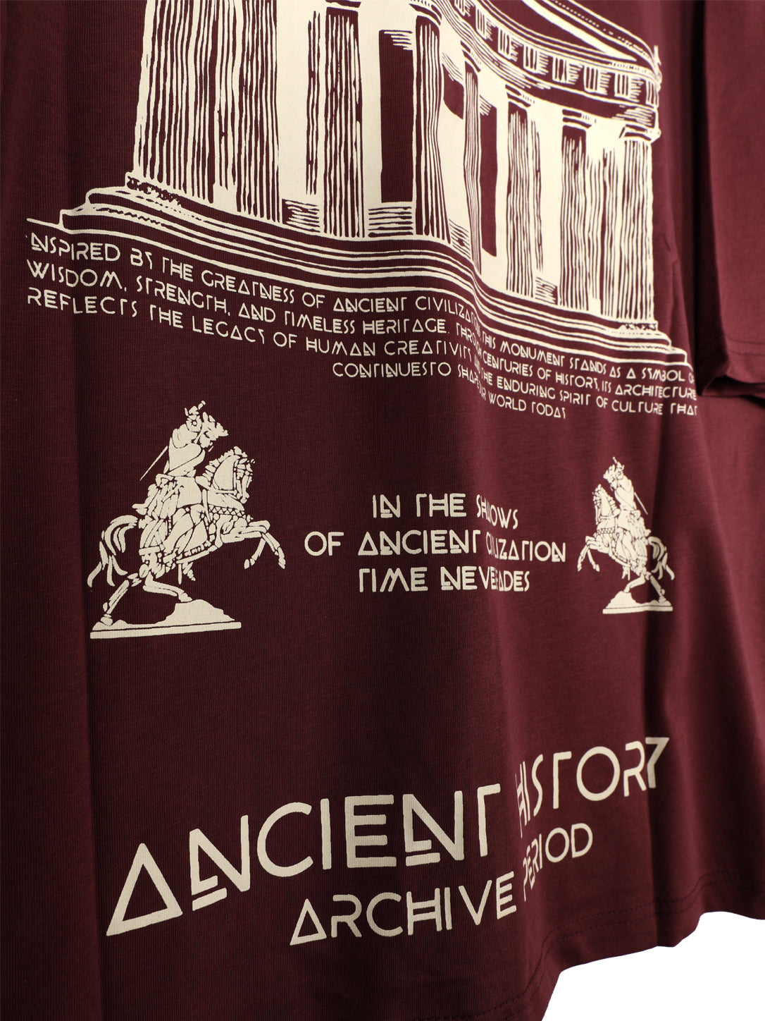 Unisex "Ancient History" Graphic Box Fit T-Shirt