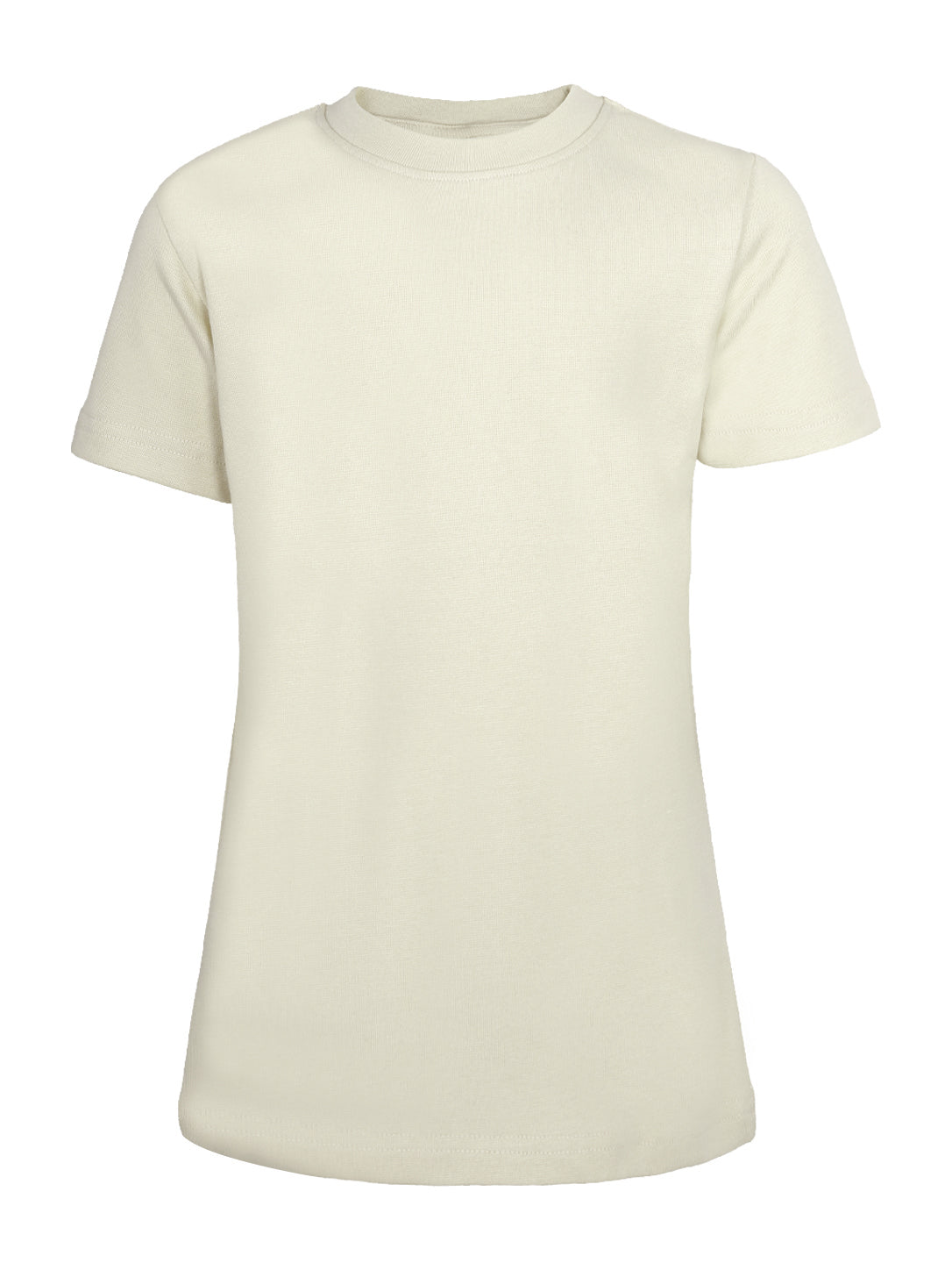 Basic Solid Crewneck Sports & Casual T-Shirt