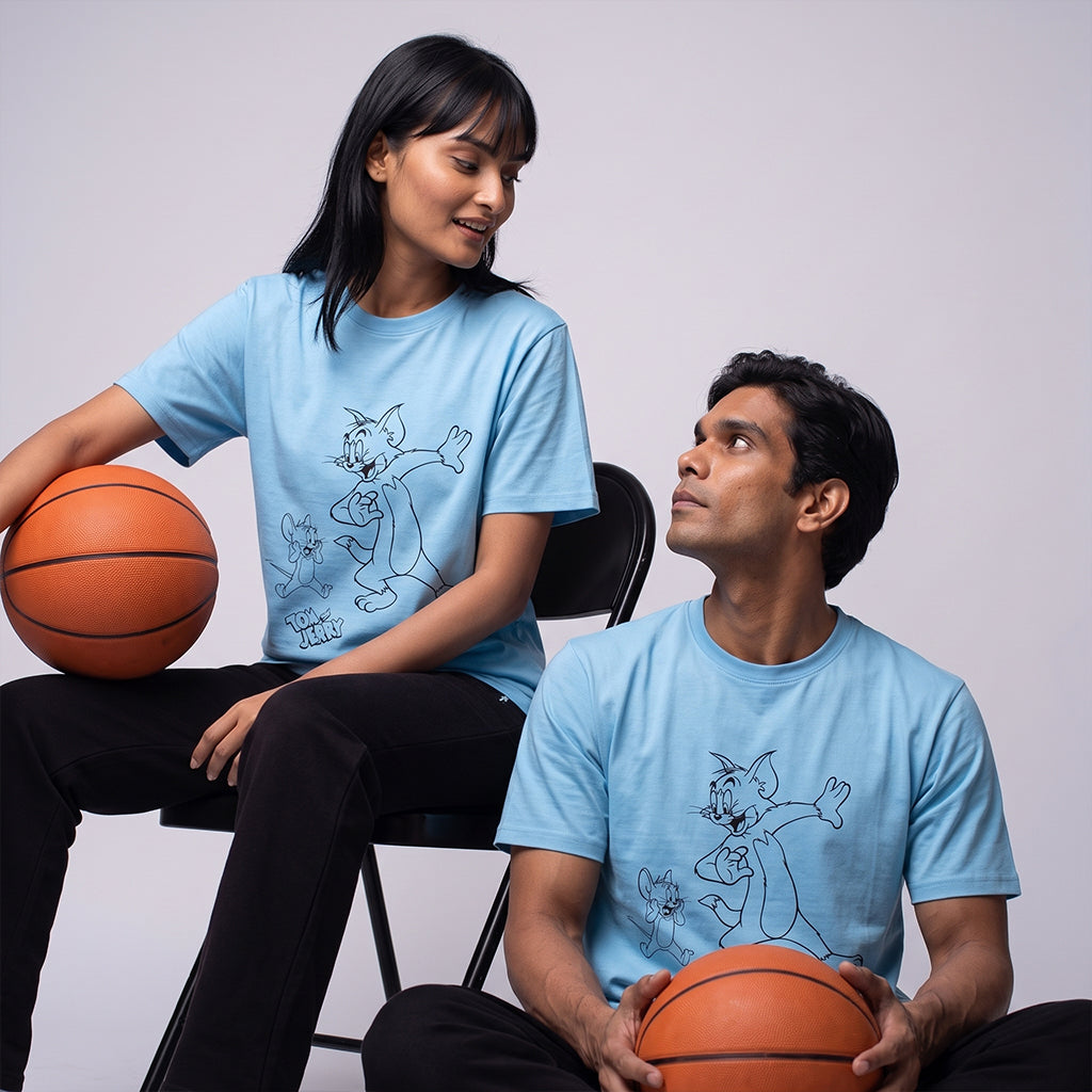 Unisex Tom and Jerry Oversized T-Shirt