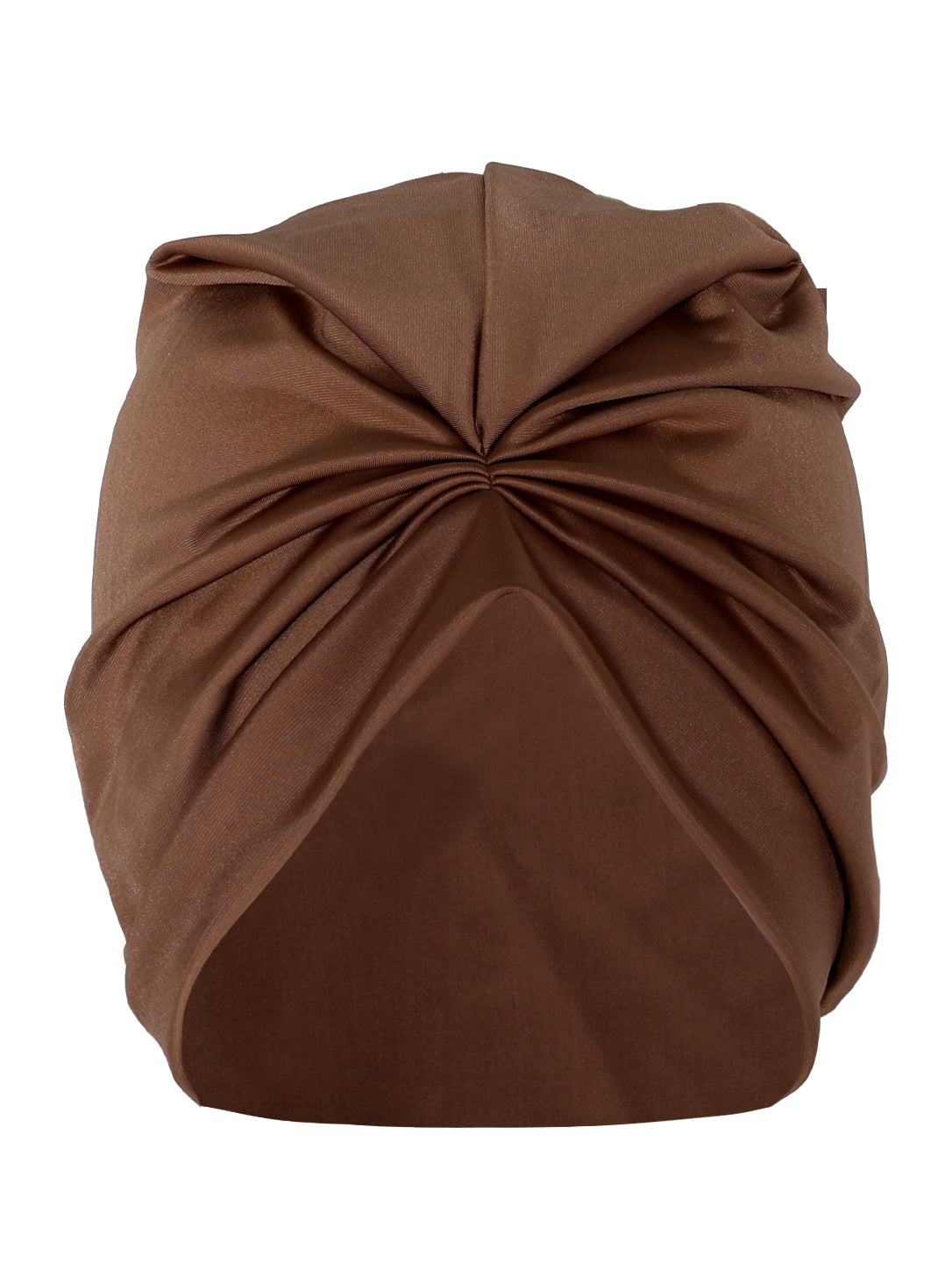 Girls' 3-Piece Full Coverage Modest Swimwear Set – Abstract Earth Tone Long Sleeve Front-Zip Jumpsuit, Swim Skirt, and Turban Cap