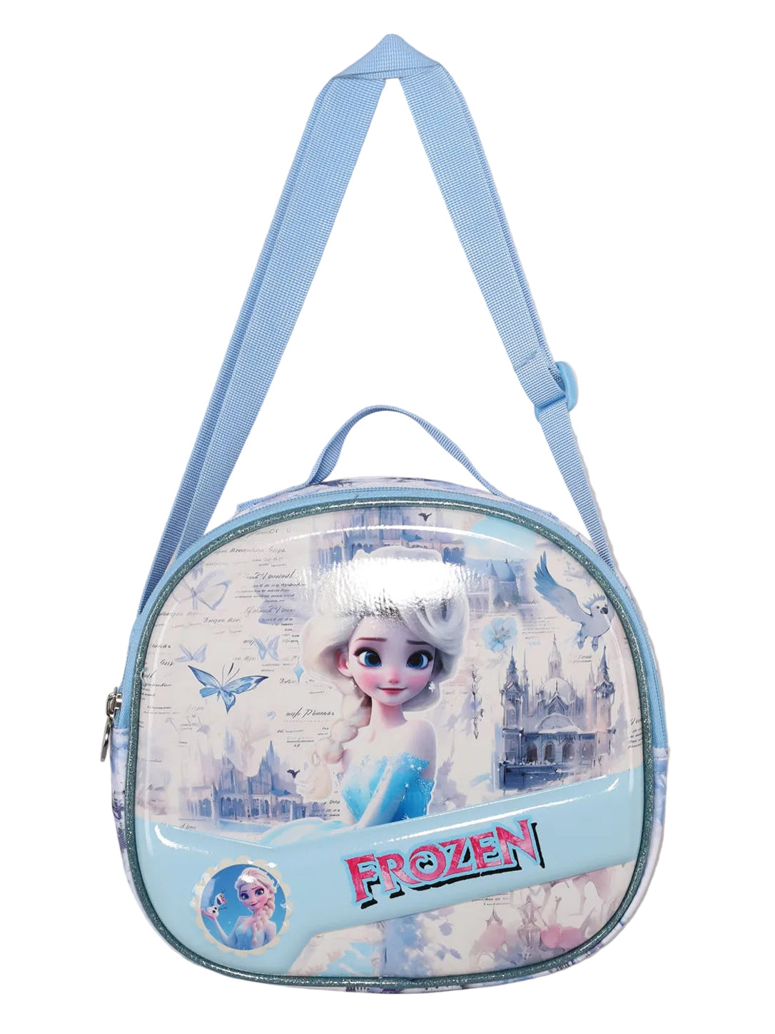 3-Piece Kuromi School Bag Set – Wheeled Backpack, Crossbody Lunch Bag, and Pencil