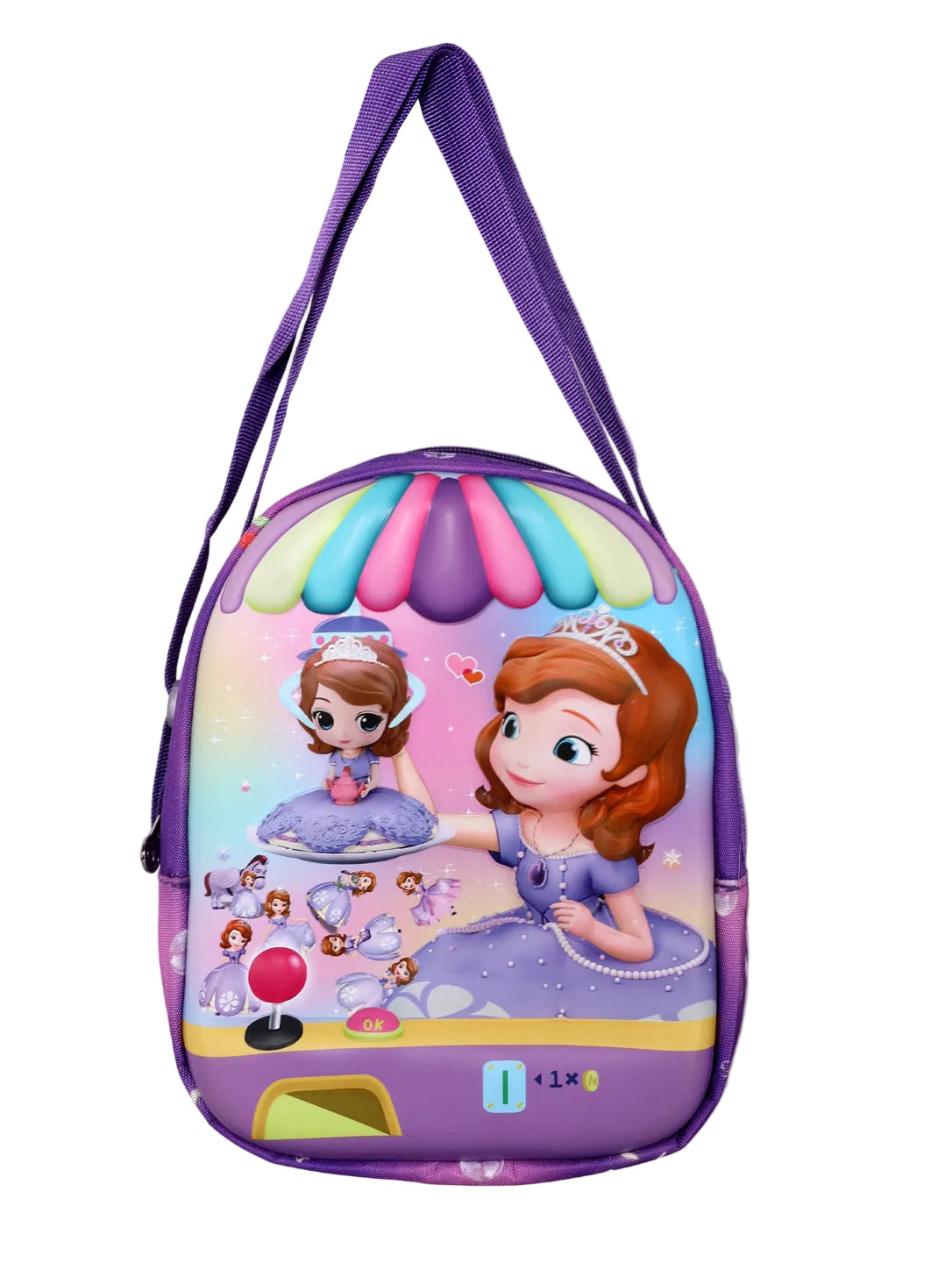 Kids 3D Cartoon Character Trolley School Backpack with Wheels (Multiple Designs)