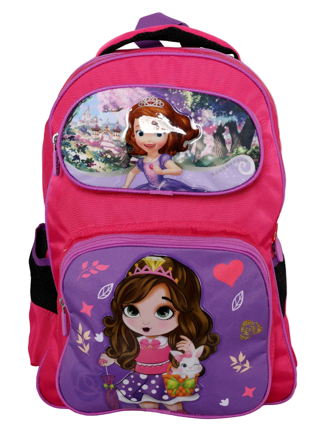 Kids Princess Cartoon Character School Backpack for Girls