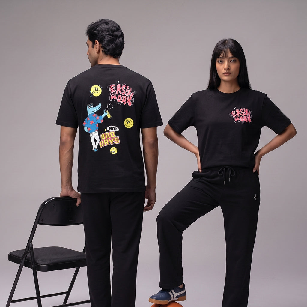 Unisex "Easy Work" Oversized T-Shirt