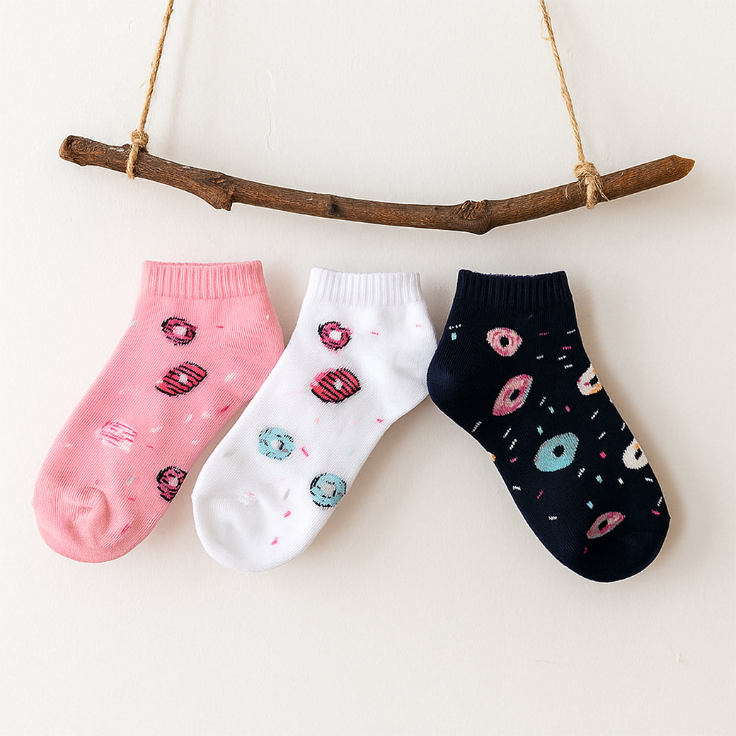 Women Socks Package 3 - NAVY*PINK*WHITE