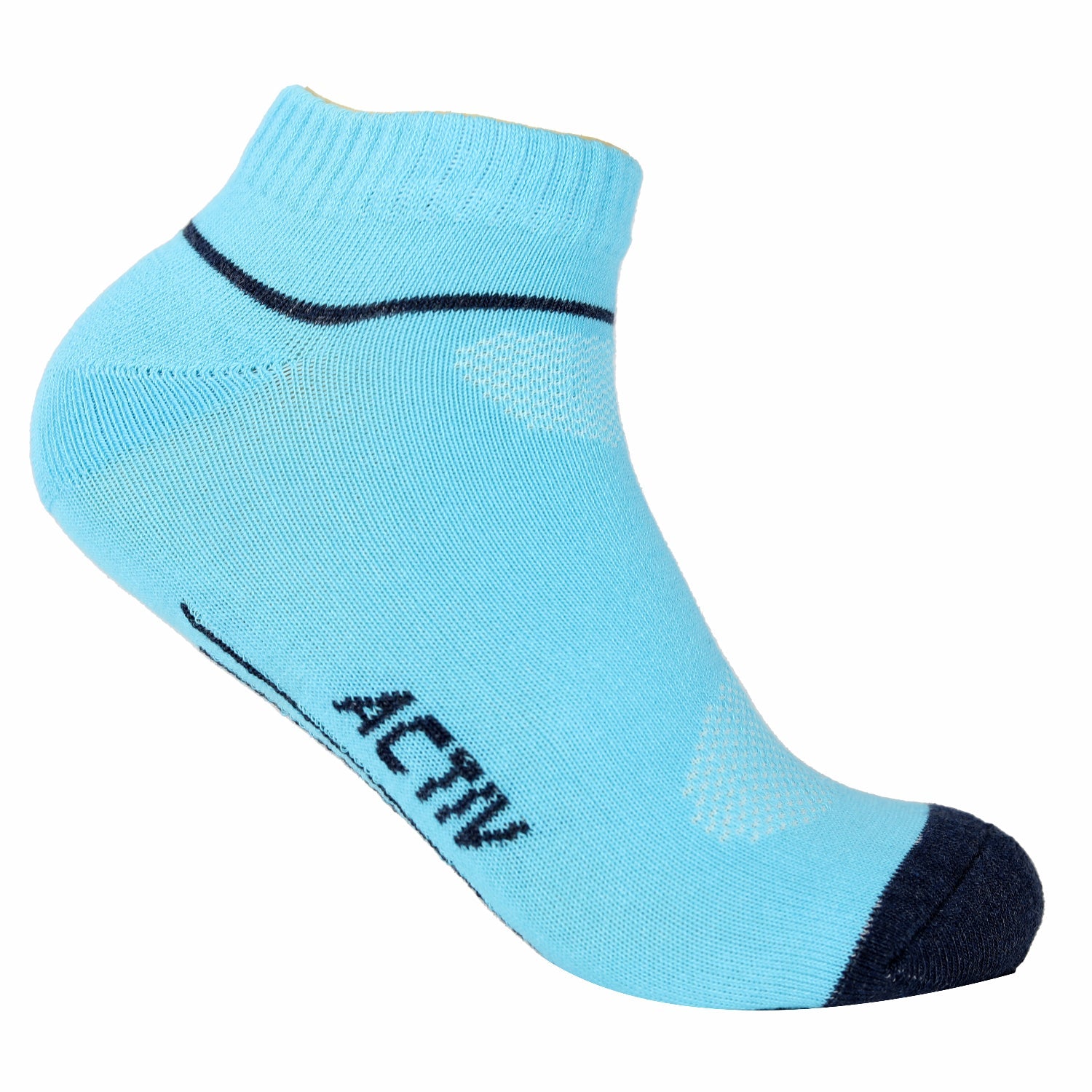 ACTIV ANKLE SOCKS PACK*3 - SKYBLUE*GRAY*RED A-947 Activ Abou Alaa