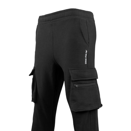 ACTIV BASIC BAGGY SWEATPANTS - BLACK PNTFW24-3405 Activ Abou Alaa