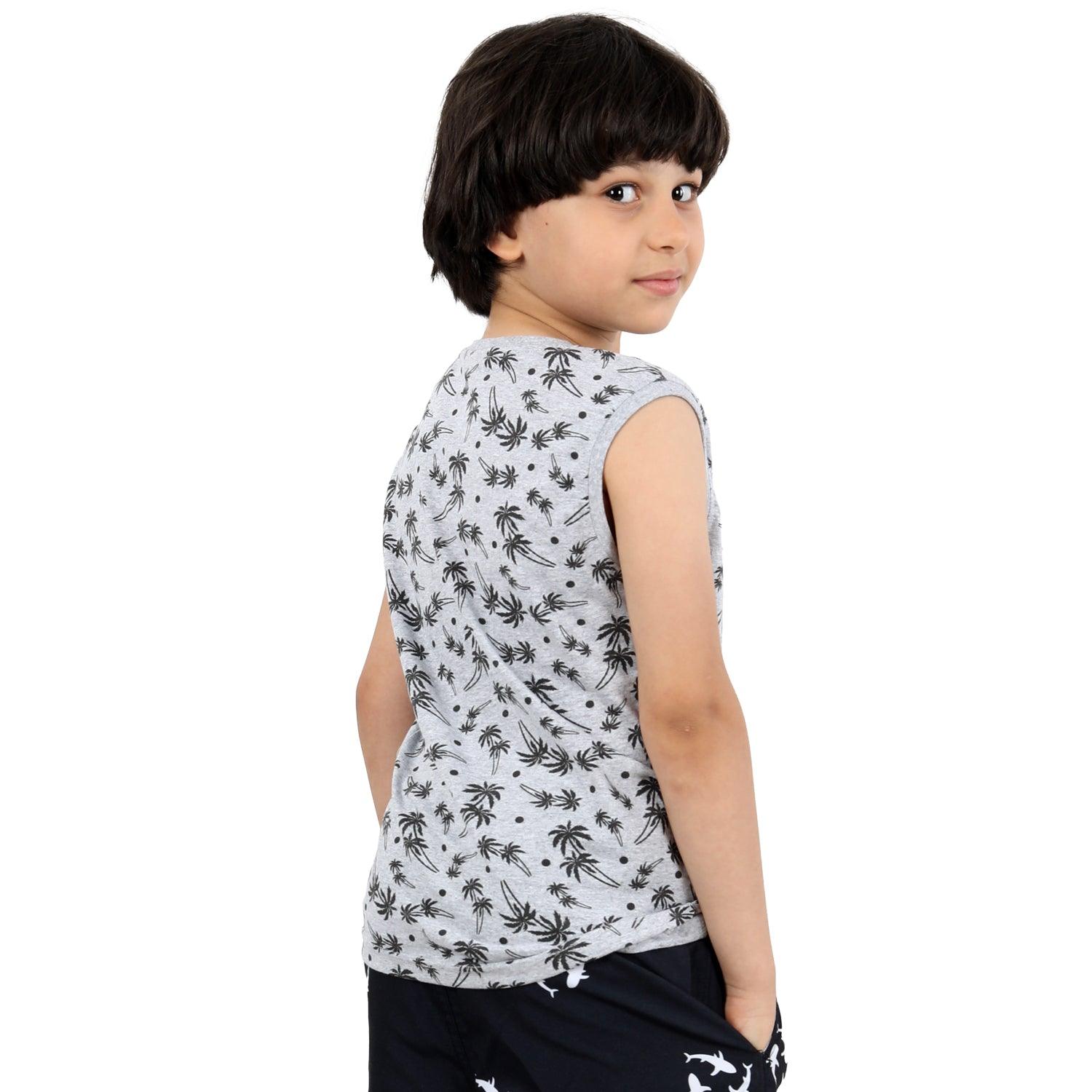 ACTIV BOYS PALM TANK TOP - CHANET TN22-40147 Activ Abou Alaa