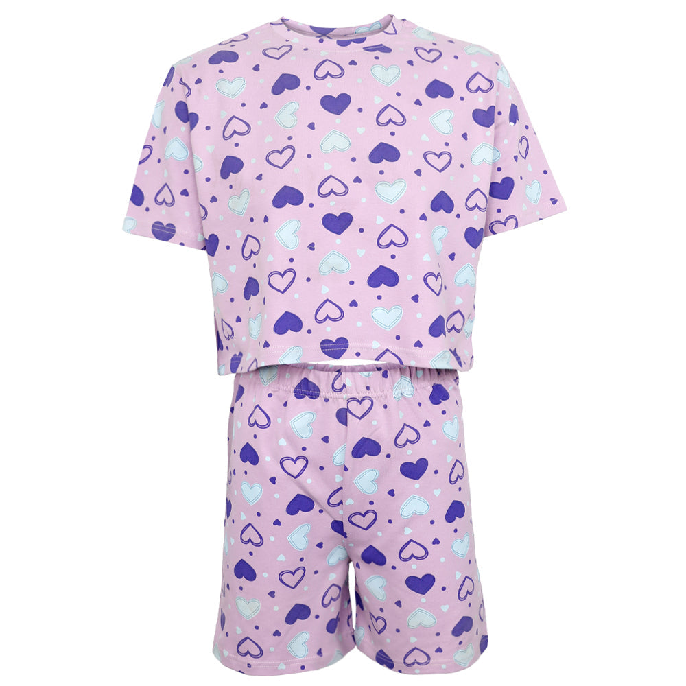 ACTIV F.COVER HOME-WEAR PAJAMA - PURPLE PJMSS23-97188 Activ Abou Alaa