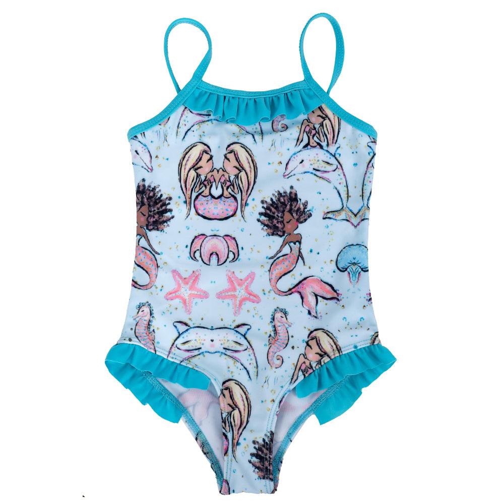 ACTIV FULLCOVER 1PCS SWIMSUIT - SKY BLUE | Activ Abou Alaa