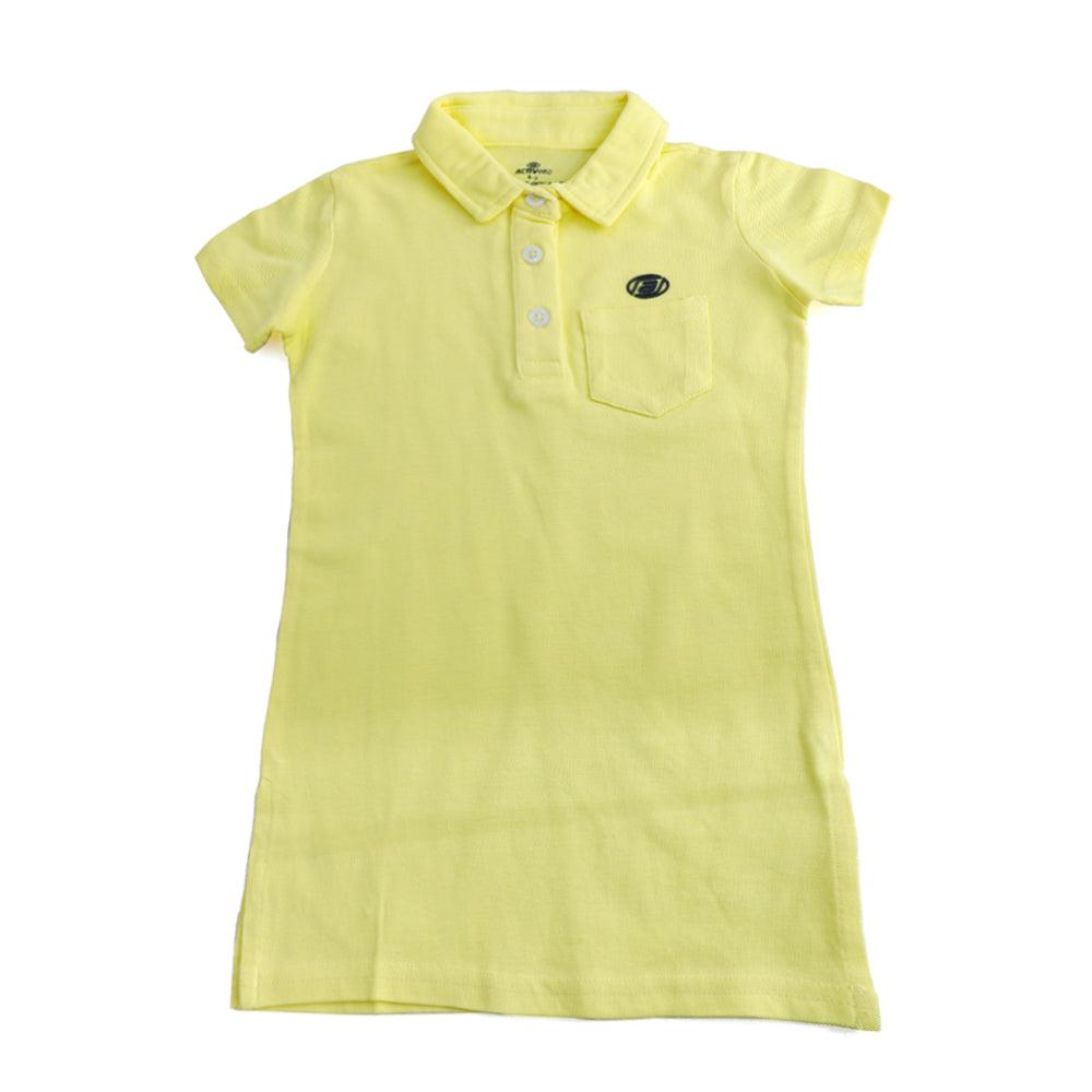 ACTIV GIRLS LONG POLO - YELLOW PSSS23-3951 Activ Abou Alaa