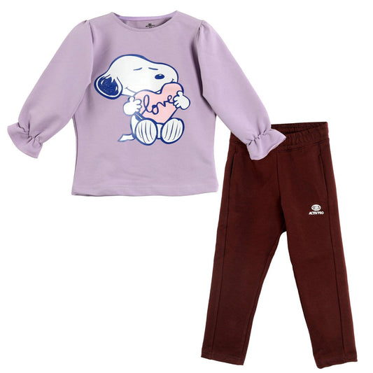 ACTIV GIRLS S.MILTON PAJAMA - PURPLE PJMFW23-97169 Activ Abou Alaa