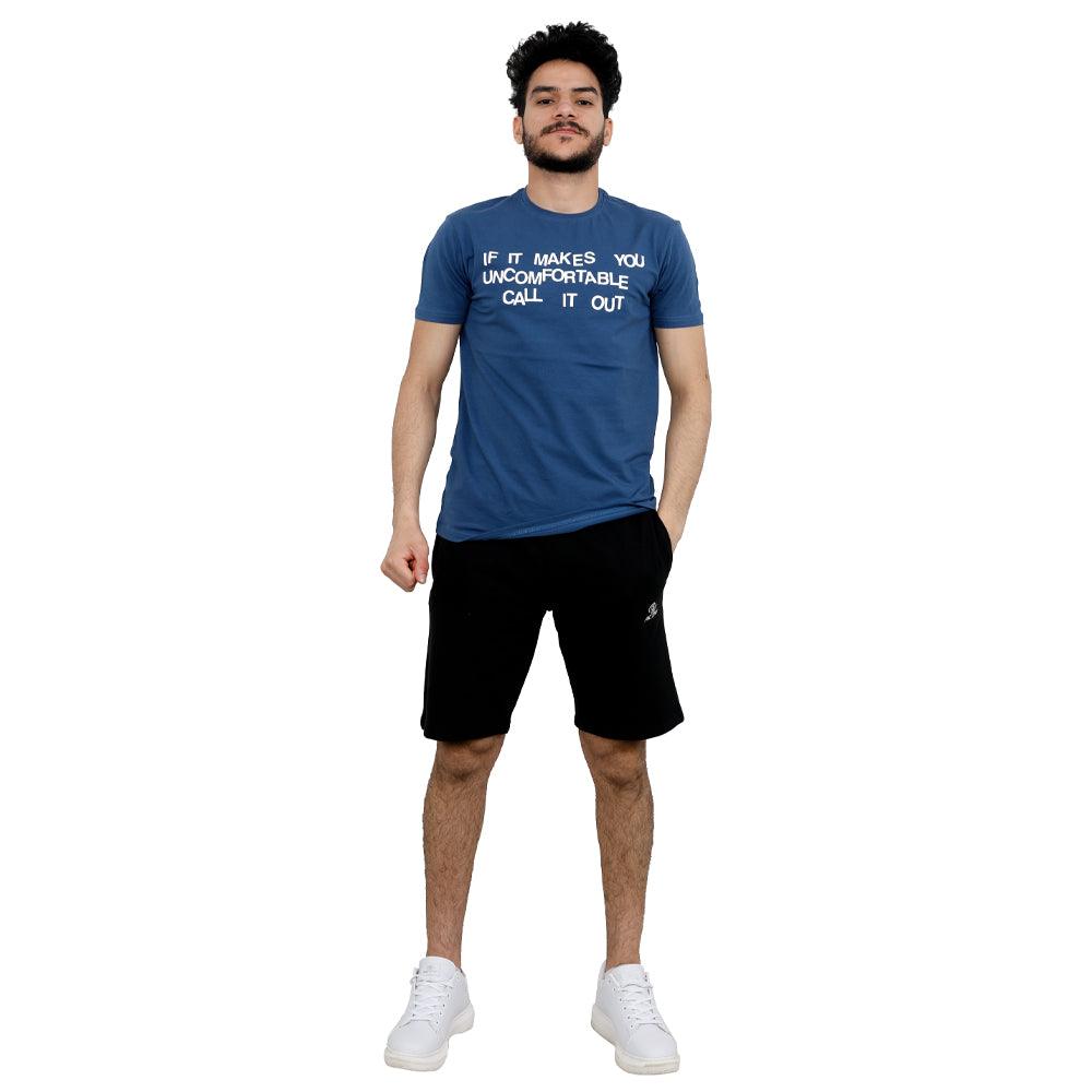 ACTIV GRAPHIC R.NECK T-SHIRT - INDIGO TSSS23-28959 Activ Abou Alaa