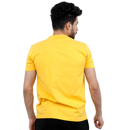 ACTIV GRAPHIC R.NECK T-SHIRT - MUSTARD TSSS23-28894 Activ Abou Alaa
