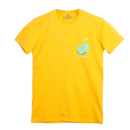 ACTIV GRAPHIC R.NECK T-SHIRT - MUSTARD TSSS23-28894 Activ Abou Alaa