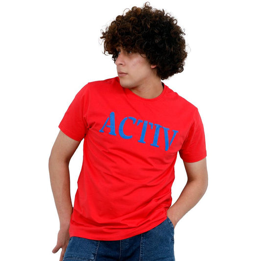 ACTIV GRAPHIC R.NECK T-SHIRT - RED TSSS23-28930 Activ Abou Alaa
