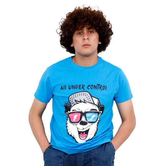 ACTIV GRAPHIC R.NECK T-SHIRT - TURQUOIS TSSS23-29050 Activ Abou Alaa