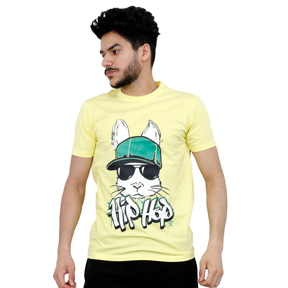 ACTIV GRAPHIC R.NECK T-SHIRT - YELLOW TSSS23-29052 Activ Abou Alaa