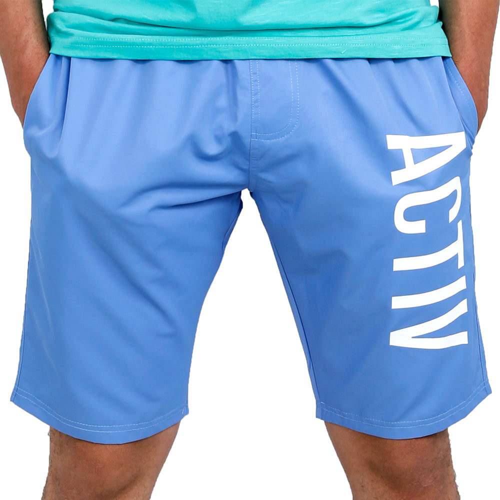 ACTIV GRAPHIC SPORTS SHORT - SKY BLUE ORSS23-11405 Activ Abou Alaa