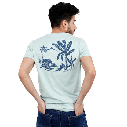 ACTIV HAWAII R.NECK T-SHIRT - M.GREEN TSSS23-28968 Activ Abou Alaa