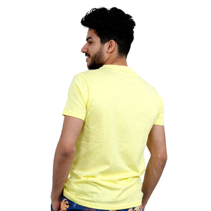 ACTIV HAWAII R.NECK T-SHIRT - YELLOW TSSS23-29037 Activ Abou Alaa