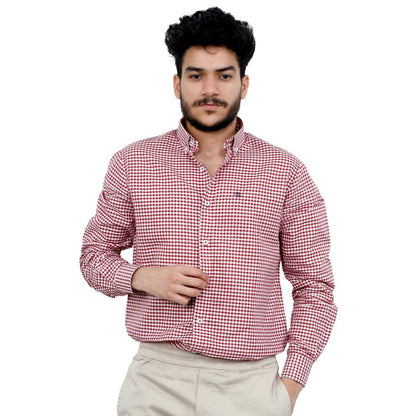 ACTIV KAROH SLIM SHIRT - BURGUNDY SHSS23-8946 Activ Abou Alaa