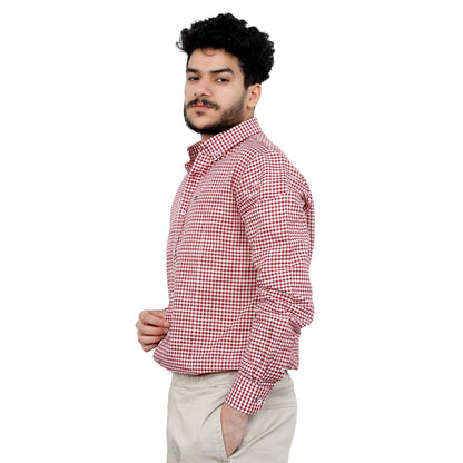 ACTIV KAROH SLIM SHIRT - BURGUNDY SHSS23-8946 Activ Abou Alaa