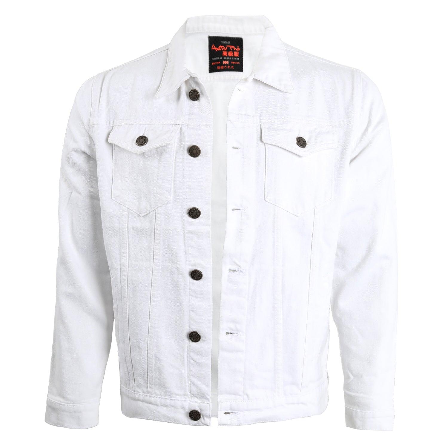ACTIV MEN JEANS JACKET - WHITE JKTSS22-2123 Activ Abou Alaa