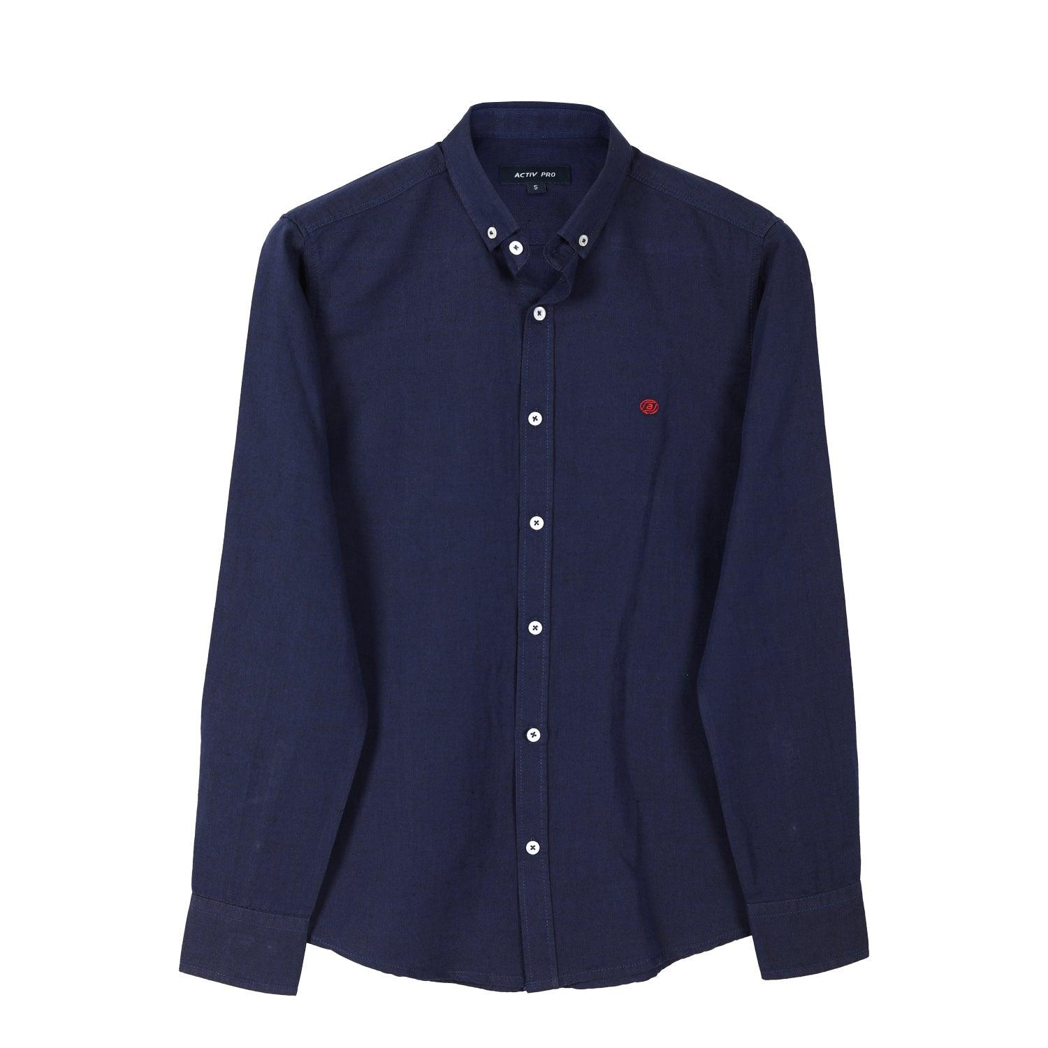 ACTIV MEN L/S SHIRT - NAVY SHSS22-8863 Activ Abou Alaa