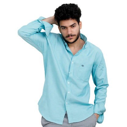 ACTIV MEN PLAIN SHIRT - L.GREEN SHSS23-8920 Activ Abou Alaa