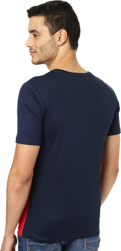 ACTIV MEN SPORTS T-SHIRT - NAVY*RED TSSS22-2817 Activ Abou Alaa