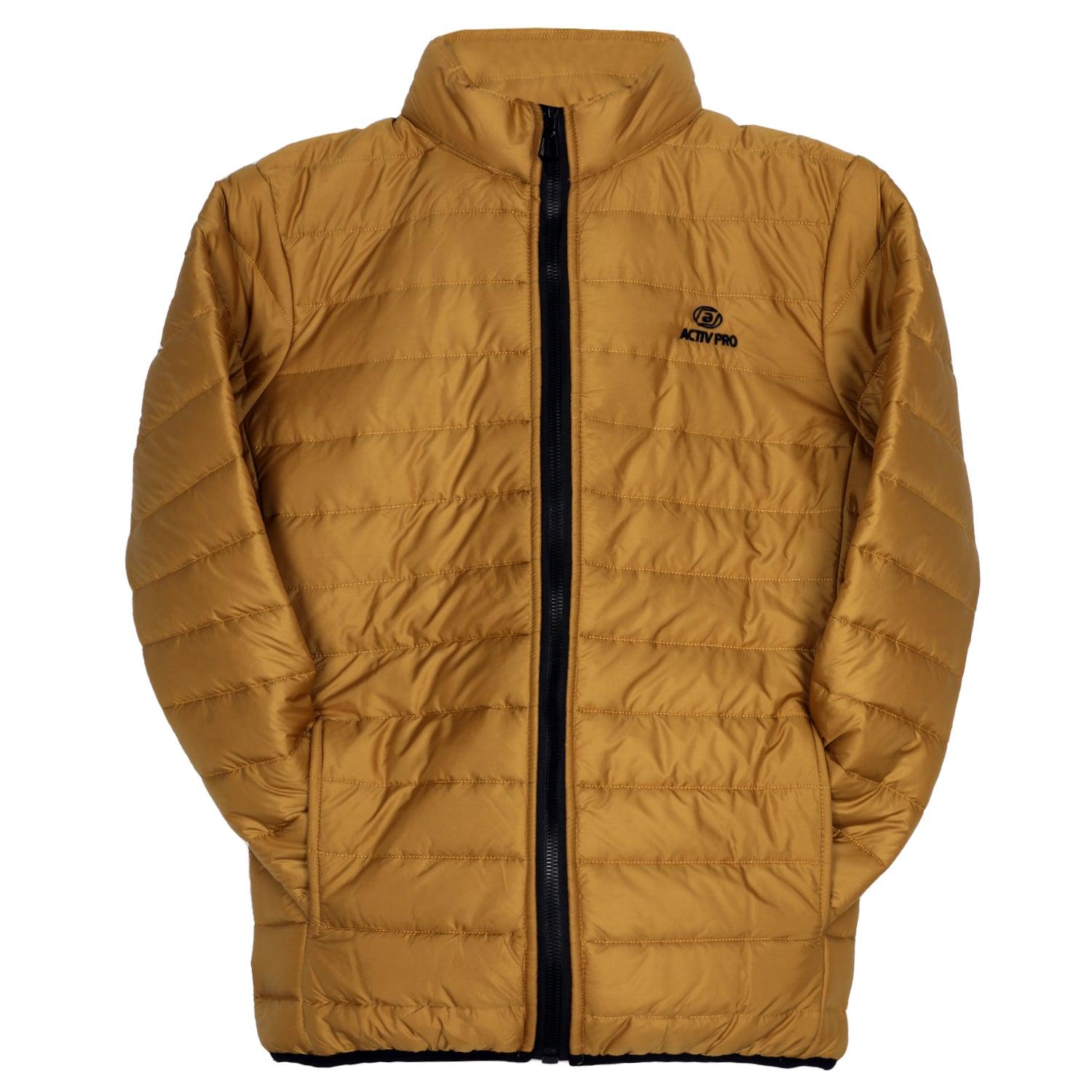 Mustard waterproof outlet jacket