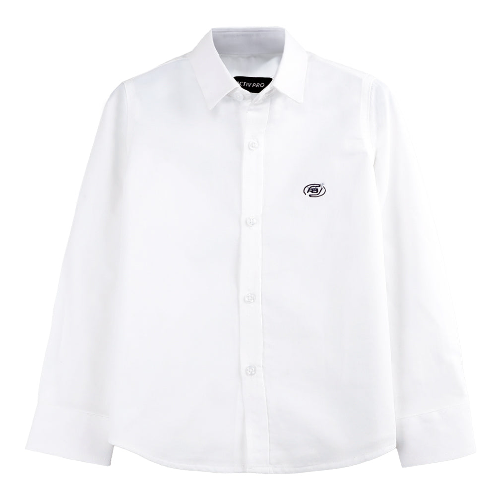 ACTIV OXFORD L.S SHIRT - WHITE SHSS24-9008 Activ Abou Alaa