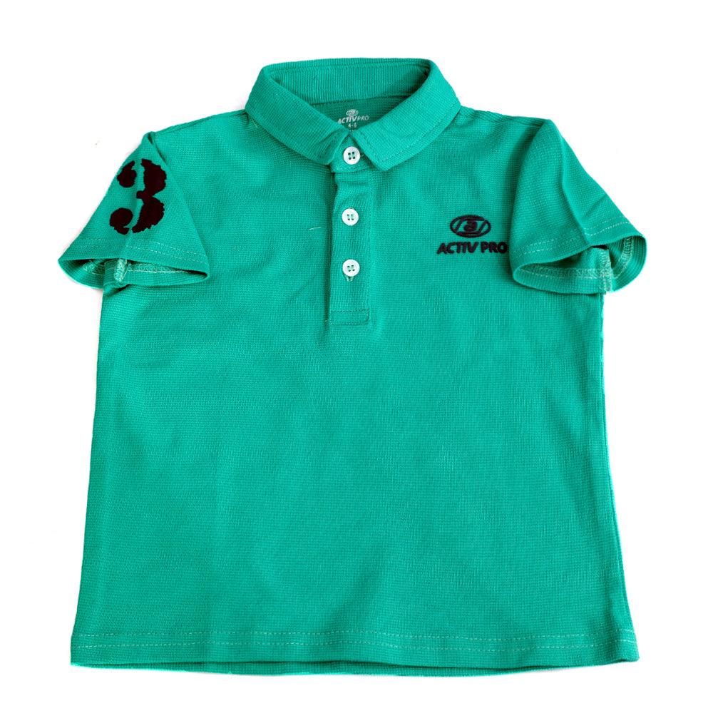 ACTIV PRINT GRAPHIC POLO - GREEN PSSS23-3988 Activ Abou Alaa